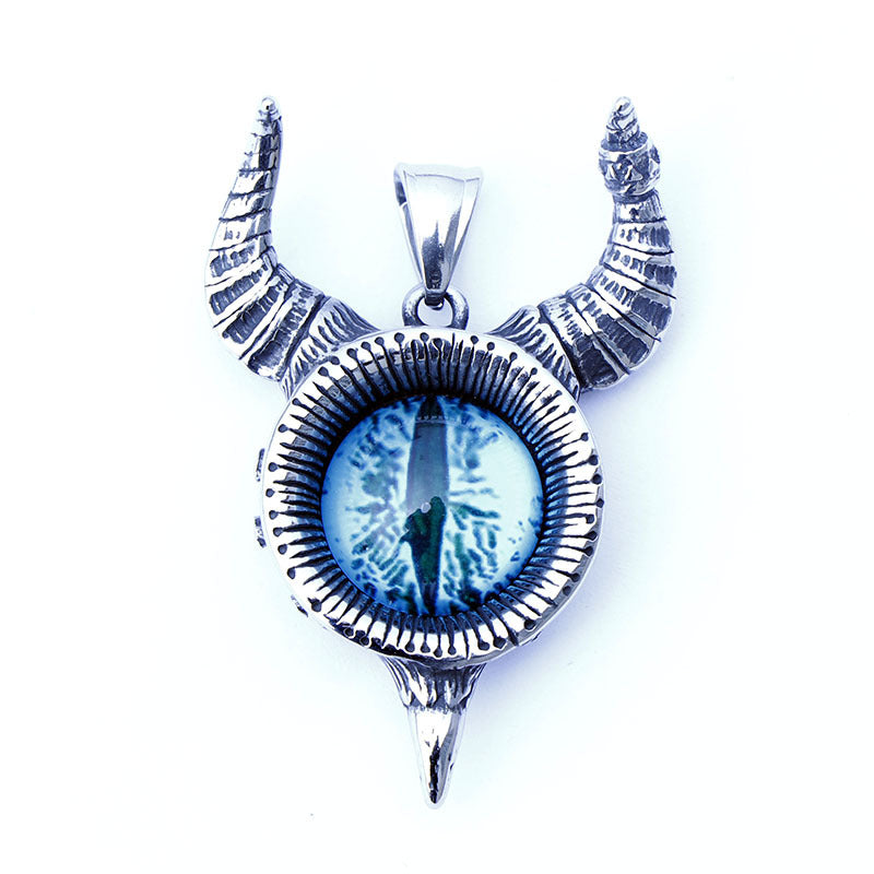 Split Ghost Eye Pendant Hipster Retro