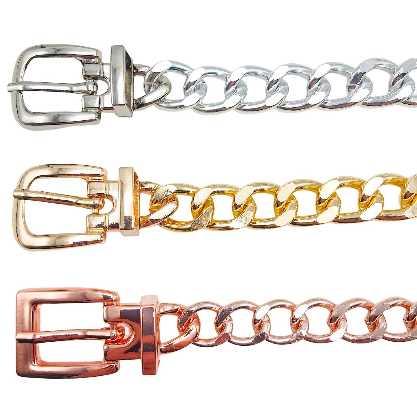 Belt Buckle Necklace Retro Exaggerated