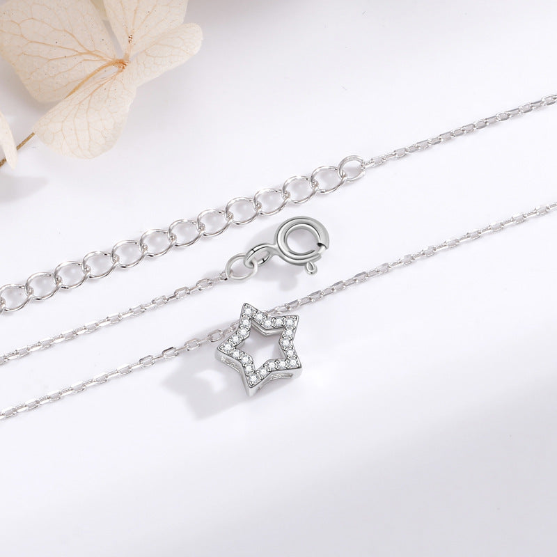 Women's Sterling Silver Buckle XINGX Necklace