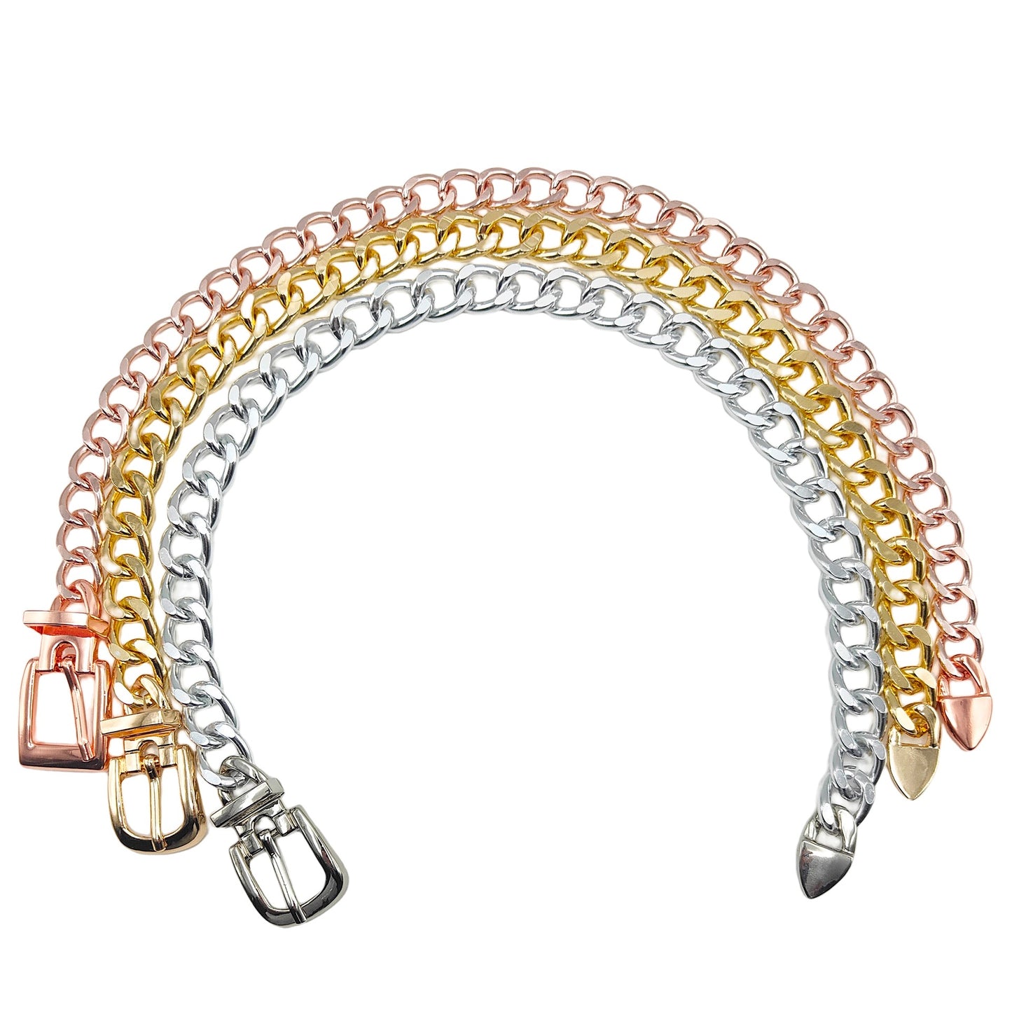 Belt Buckle Necklace Retro Exaggerated