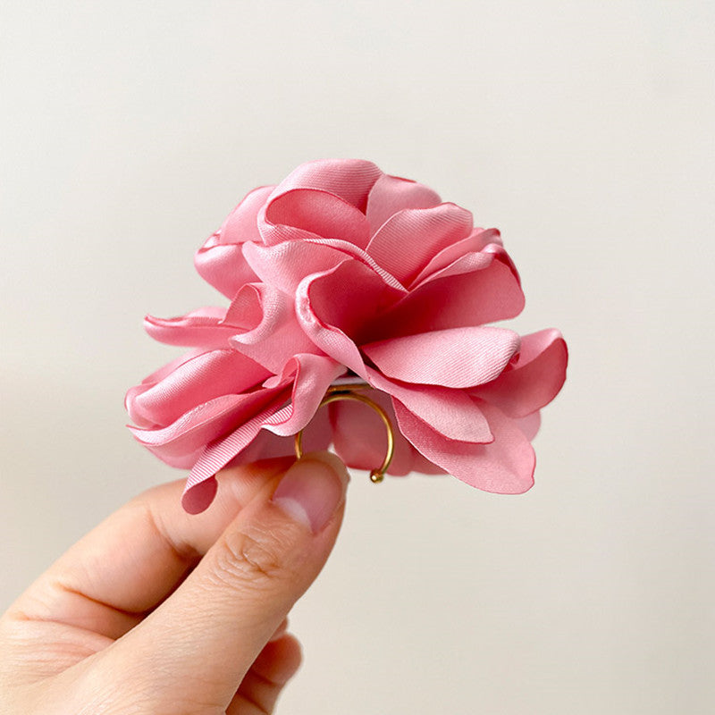 Big Flower Ring Women Open Dance Props Accessories