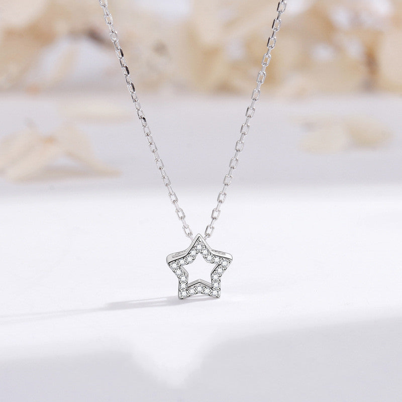 Women's Sterling Silver Buckle XINGX Necklace