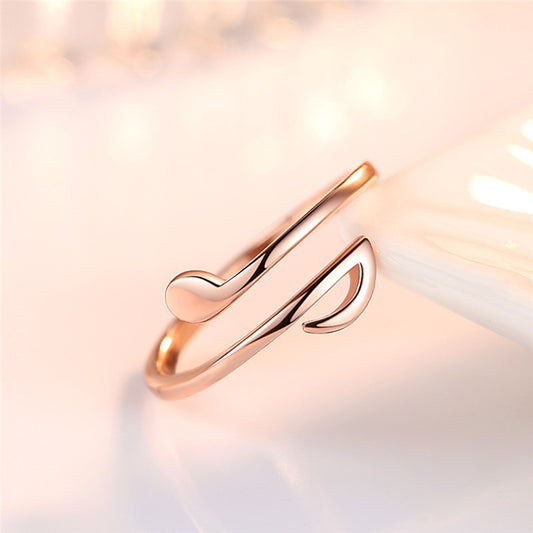 S925 Silver Hollow Form Jump Open Ring