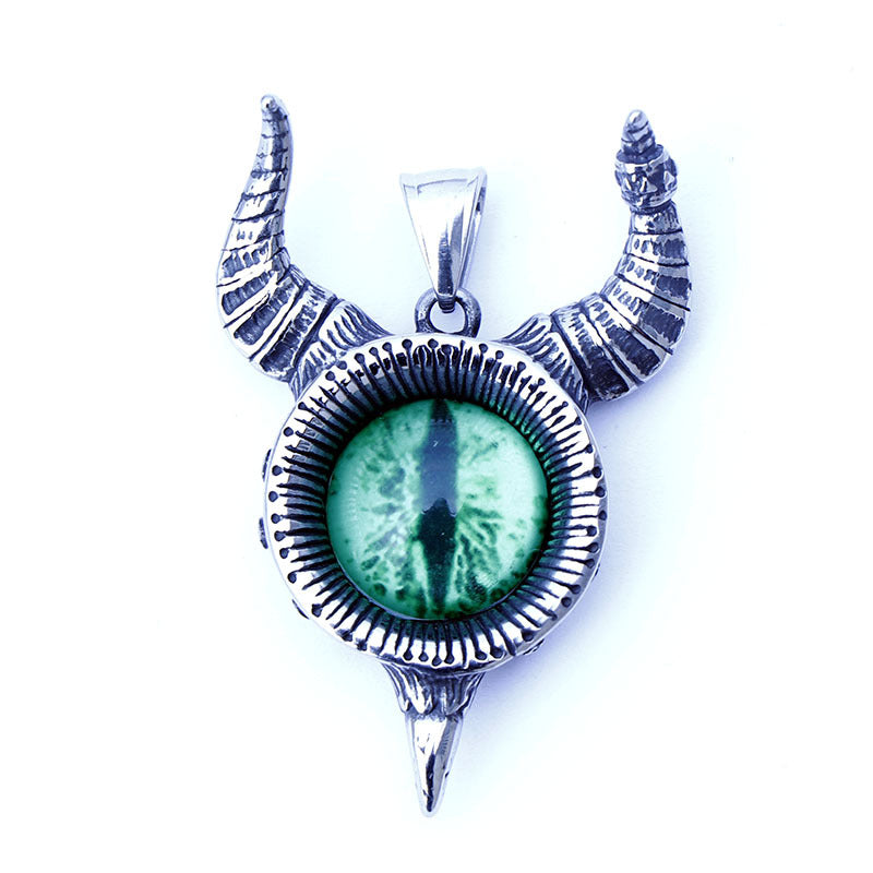Split Ghost Eye Pendant Hipster Retro