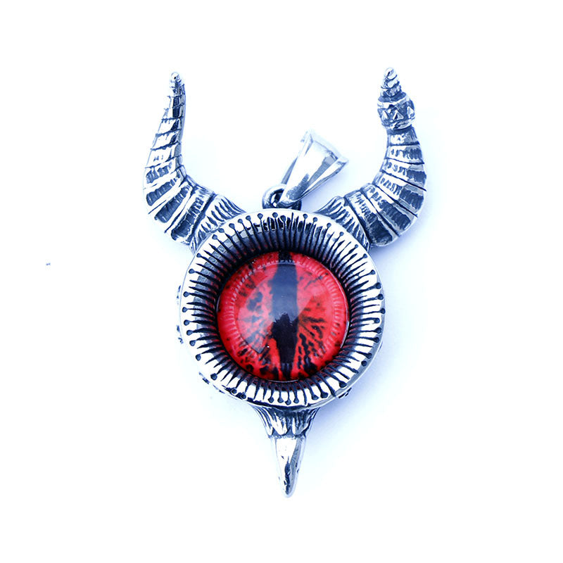 Split Ghost Eye Pendant Hipster Retro