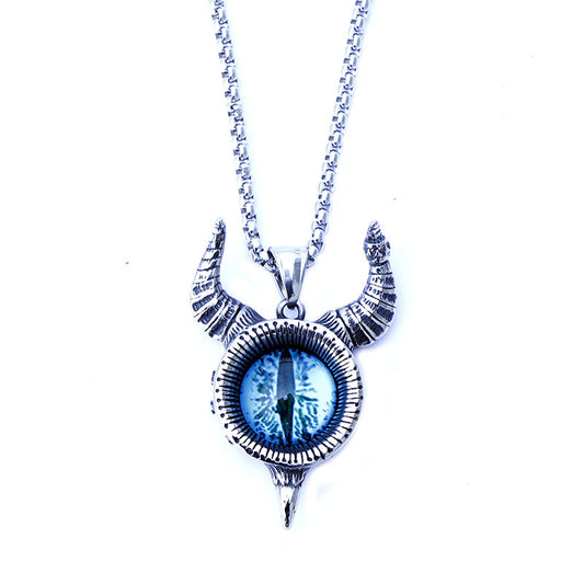 Split Ghost Eye Pendant Hipster Retro