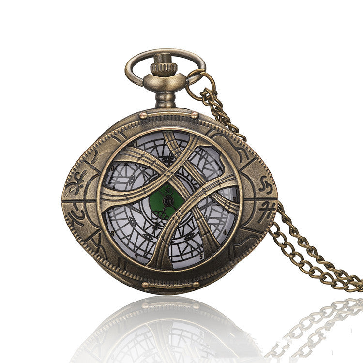 Angel Magic Eye Retro Large Pocket Watch