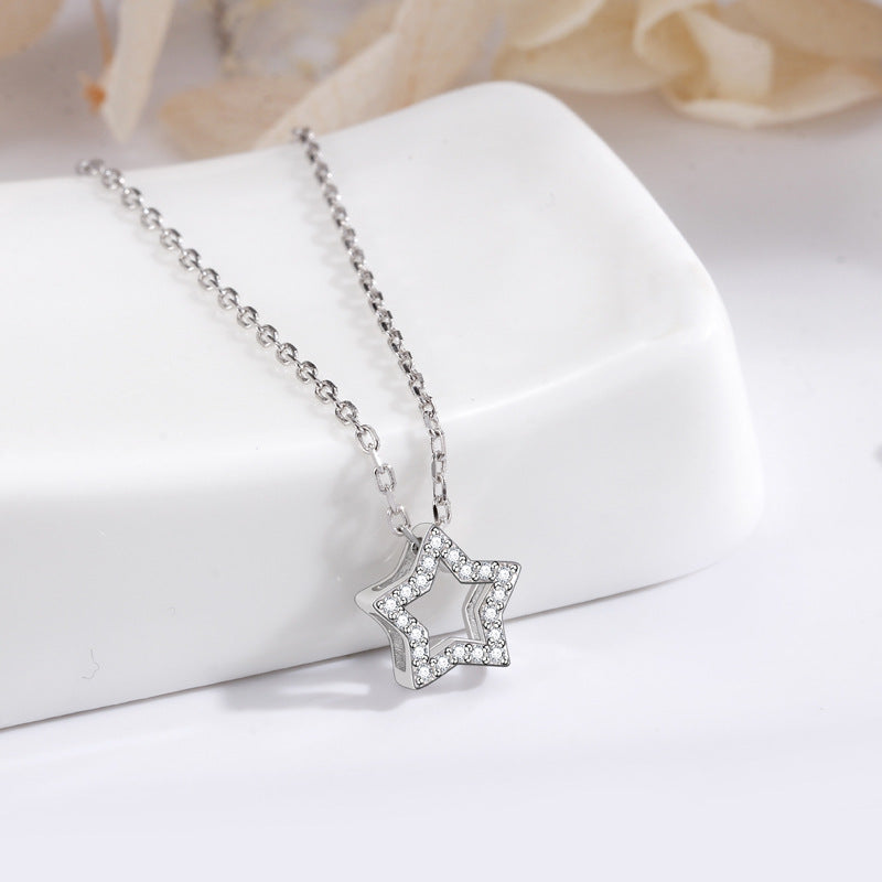 Women's Sterling Silver Buckle XINGX Necklace