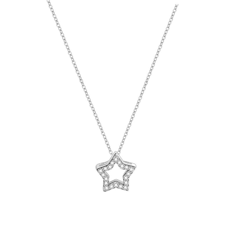 Women's Sterling Silver Buckle XINGX Necklace