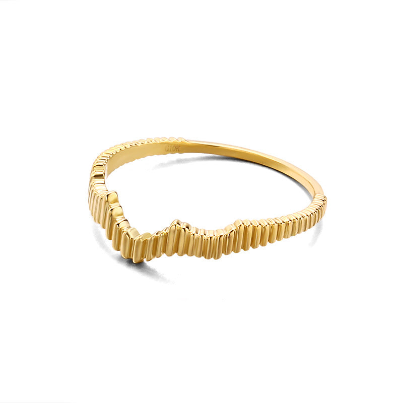 S925 Silver Ring Irregular Ring